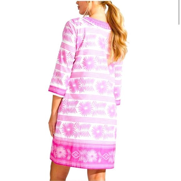 BELLA TU XS Pink Floral Women's dress; GORGEOUS and brand new! - Picture 2 of 8